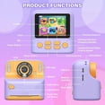 thumbnail image 4 of Digital camera 1080P HD kids instant print camera 2.4 inch IPS screen Purple, 4 of 5