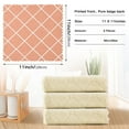 thumbnail image 3 of Kitchen Dish Towels Soft Absorbent Dish Cloths 11"x11" Orange Block 6 Packs, 3 of 9