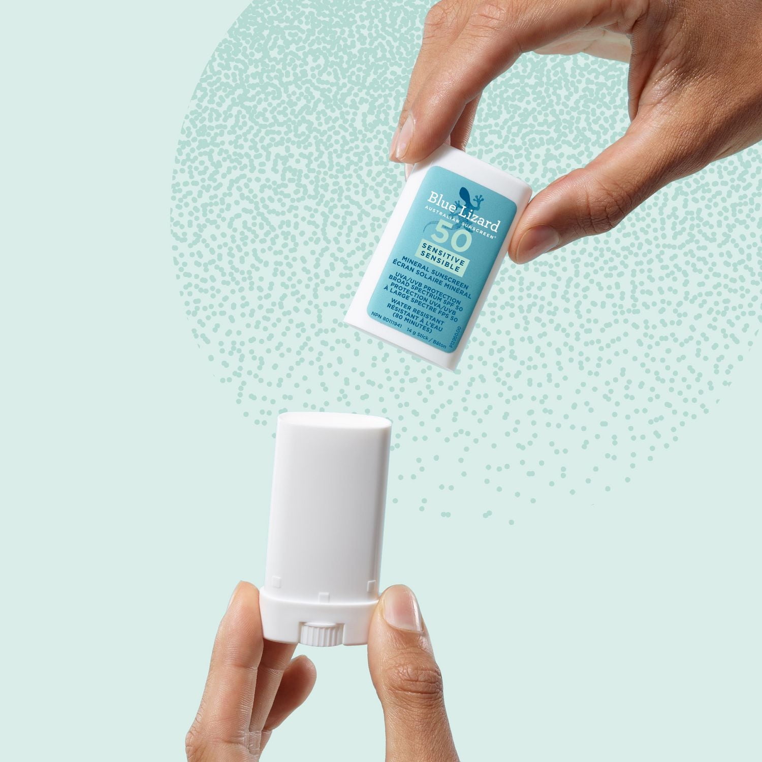 Blue Lizard Mineral Sensitive Sunscreen Stick, SPF 50, 14 g