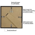 thumbnail image 6 of Americanflat 8x8 Picture Frame with Shatter-Resistant Glass with 6x6 Mat Display Photo Streamline - Black, 6 of 8