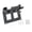 Black, variant on Router Storage Wall Mount Bracket with Cable Management for Router and Power Supply, ABS Holder for Tidy Wall Storage