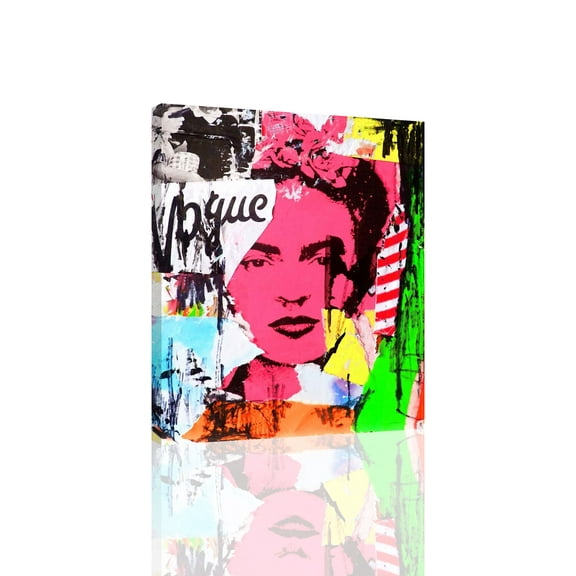 Frida Kahlo Pop XII - CANVAS OR PRINT WALL ART