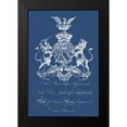 thumbnail image 2 of Vision Studio 17x24 Black Modern Framed Museum Art Print Titled - Heraldry on Navy II, 2 of 5
