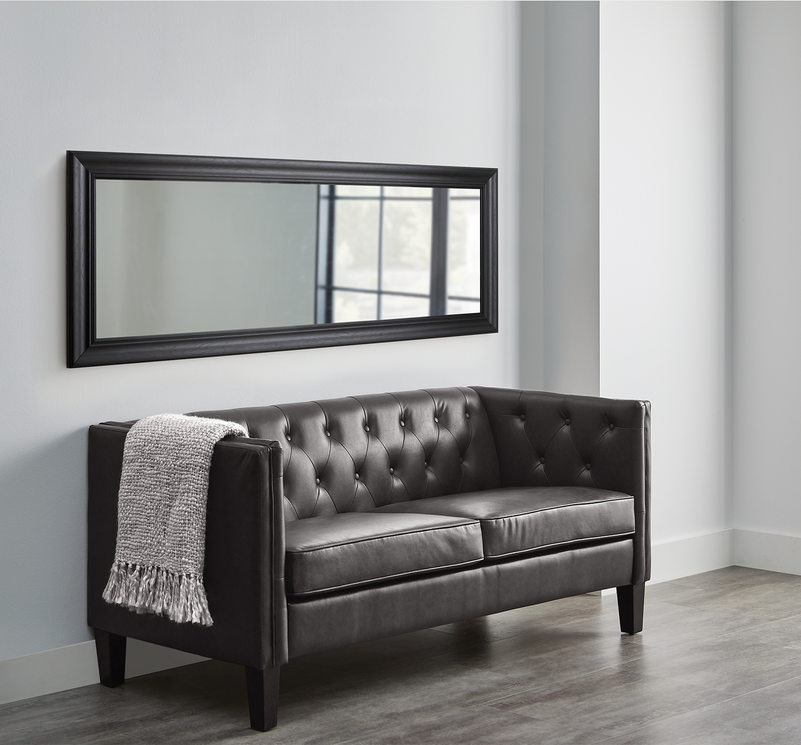 Better Homes & Gardens 27x70 Black Full-Length Floor Mirror photo 4