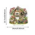 thumbnail image 3 of TIELUTT Exquisite Painting Easter Rhinestone Art Desktop Ornament for Home 1998 Christmas Ornament Third Christmas Ornament Strength Ornament My Second Christmas Ornament Paramedic Ornament, 3 of 8