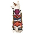 thumbnail image 1 of Fotbe Fox Face Sudadera con Estampado para Perros Pequeños – Suéter con Capucha para Mascotas, Tela Suave de Forro Polar con Bolsillo-XX-Large, 1 of 7
