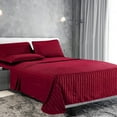 thumbnail image 4 of MesaSe 400 Thread Count Cotton Sheets  4 Piece Queen Sheet Set for Queen Size Bed  15” Deep Pocket, 4 of 4