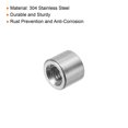thumbnail image 4 of Uxcell 20Pack Round Connector Nuts, M4x8x8mm Coupling Nut Sleeve Rod Bar Stud Nut, 4 of 6