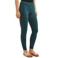 thumbnail image 4 of Time and Tru Women's Full Length Soft Knit Color Jeggings, 4 of 5