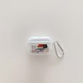 thumbnail image 3 of Estuche para auriculares con etiqueta retro transparente para Airpods Pro 3, caja de carga inalámbrica con Bluetooth para Airpod 2, estuche con código 1, funda de silicona suave, 3 of 5