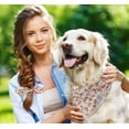 thumbnail image 2 of Set de pañuelos para perros y coleteros a juego E-Clover Flower, 2 of 9