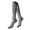 Grey, variant on Sheer Socks Women's Fishnet Breathable Mesh Thigh High Hollow Out Design Stretchable Comfortable for Daily Wear Women's Socks White One Size