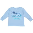 thumbnail image 3 of Inktastic Blue Happy Birthday Daddy Boys or Girls Long Sleeve Toddler T-Shirt, 3 of 5