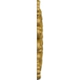 thumbnail image 4 of Ekena Millwork 18"W x 18"H x 3 1/4"ID x 1 1/2"P Crawley Ceiling Medallion (Fits Canopies up to 6 3/4"), Hand-Painted Pharaohs Gold, 4 of 5