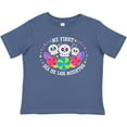 thumbnail image 3 of Inktastic My 1st DÃ­a De Los Muertos with Sugar Skulls and Flowers Boys or Girls Baby T-Shirt, 3 of 5