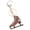 Brown, variant on Yammee Elegant Crystal Embellished Ice Skate Key Holder With Secure Locking Clasp