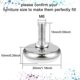 thumbnail image 2 of 30 PCS Adjustable Leveling Feet Plastic and Metal Leveling Feet with Nut Adjustable Feet M6*15*30mm Furniture Adjustment Screw, 2 of 5