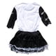 thumbnail image 4 of Vestido de novia zombi aterrador con velo y diadema, conjunto para boda, Halloween, fiesta, disfraz para mujer S, 4 of 9