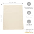 thumbnail image 5 of YIXPOH Baby Blanket 100% Organic Cotton Knit Swaddle Blanket Soft Warm Receiving Blanket for Newborns Off White, 5 of 5