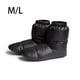 thumbnail image 2 of Naiovety Calcetines altos de plumón de invierno Botines de plumón de pato impermeables Cierre de cordón Botas de cubierta de pie rellenas para interior Ropa Deportiva, Zapatos negro L Naiovety OD015570-02, 2 of 6
