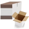 thumbnail image 1 of Cajas de envío HORLIMER, 40 unidades, 15 x 15 x 15 cm, cartón blanco, 1 of 6