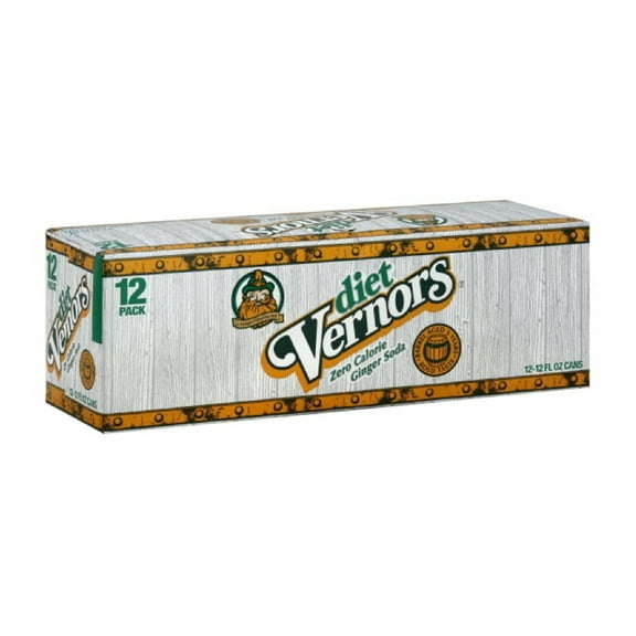 Vernor's Ginger Ale Diet, 12-Ounce (Pack of 2)