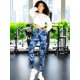 thumbnail image 4 of Set De 2 Leggings Unitalla Casual o Deportivos Acampanados De Cintura Alta De Mujer En Color Sólido, 4 of 5