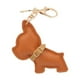 thumbnail image 1 of Toystoory Llavero Lindo Cuero Natural Llaveros Anillos Ligero Diseño Especial Lockchain Bolsa Colgante Colección Decorativa Artesanía Café, 1 of 6