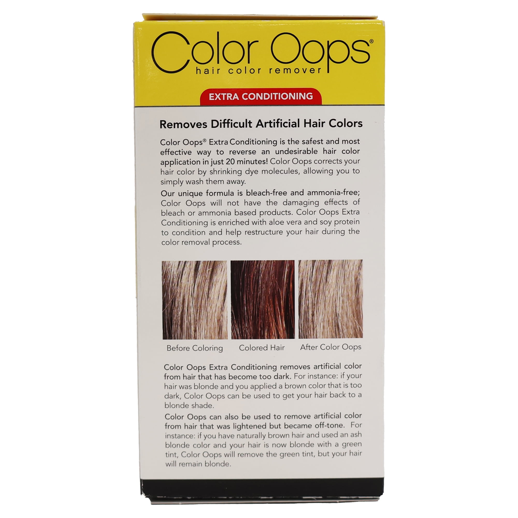 Oops Color Oops Hair Color Remover Extra Conditioning – Beauty In Black  Palace