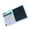 Blue, variant on 2. Solar Desktop Calculator 12-Digit LCD Display with Writing Pad, Power Supply for Business Accounting