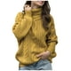 thumbnail image 1 of Suéteres Para Mujer Suéteres de Otoño Invierno Suéter de Cuello Alto Suéter de Punto de Manga Larga Sólido Informal Abrigo Odeerbi  ODB178274, 1 of 9