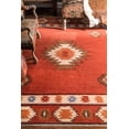 thumbnail image 4 of nuLOOM Shyla Abstract Wool Accent Rug, 3' x 5', Wine, 4 of 4