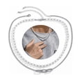 thumbnail image 2 of Collar De Cadena Y Perlas Hip Hop Moda Para Hombre Y Mujer Plata, 2 of 4