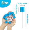 thumbnail image 2 of 50Pcs Oral Cleaner Swabs Disposable Sponge - Triani Toothettes Mouth Swabs Individually Wrapped Swabsticks for Elderly Dry Mouth Waterless Toothbrushes on the go Pet Children Sterile Thrush Mouth, 2 of 7