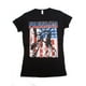 thumbnail image 1 of Bandera de EE.UU. para mujer con camiseta de manga corta Lady Liberty - Negro - Medio Military Shirts Camiseta de manga corta, 1 of 1