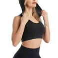 thumbnail image 3 of Women's Longline Sports Bra - High Impact, Wireless Racerback - Built-in Support for Yoga/Crop Top Style, 3 of 6