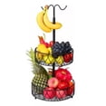 thumbnail image 2 of Organizadores Cocina 2 Niveles De Frutas Cesta Negro, 2 of 4