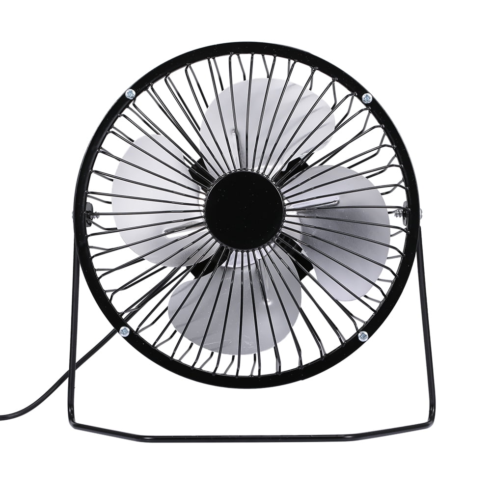 Mini Ventilateur De Bureau Nedis Métal USB - Diam 15 Cm - Vieux Rose - 1 Vitesse