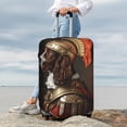thumbnail image 7 of Hirioo Medieval Knight Dog for Elasticity Suitcase Cover (No luggage Included) Durable Luggage Protector Fits 18-32 Inch Luggage-X-Large, 7 of 7