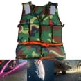 thumbnail image 2 of Chaleco salvavidas para deportes acuáticos para pesca canotaje deriva camuflaje JShteea El nuevo, 2 of 6