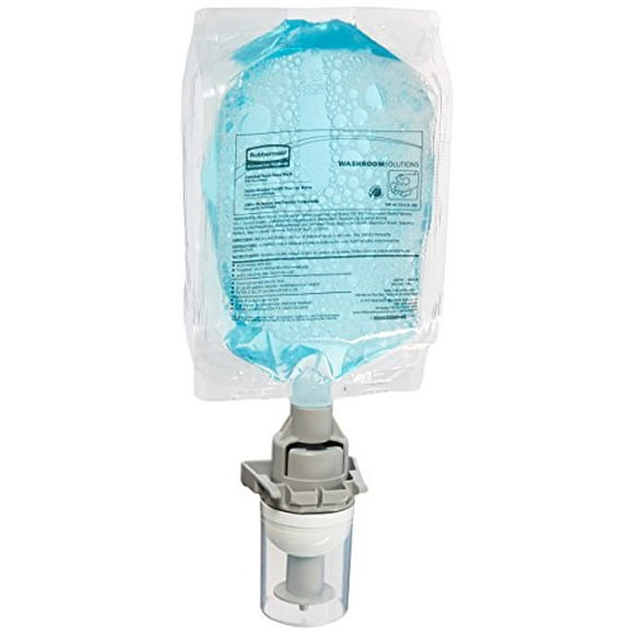 Rubbermaid Commercial Products-3486561 Enriched Hand Soap Refill for Flex Skin Care Soap Dispenser, Rich Aqua Foam, 500-mL - Green