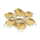 thumbnail image 1 of Candelabro de Metal Gloria decorativo soporte de vela arte hierro oro, 1 of 6