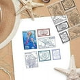 thumbnail image 2 of Marine Life Stamps Clear Stamps Ocean Jellyfish Shells Silicone Clear Stamp Seals for Cards Making DIY Scrapbooking Photo Journal Album Decoration, 2 of 7