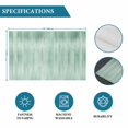 thumbnail image 6 of Green Placemats Set of 8, Modern Abstract Art Ombre Striped Placemats for Dining Table, Place Mats for Kitchen Tabletop, Waterproof Wipeable Dining Table Mats Set, 6 of 9