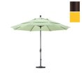 thumbnail image 1 of 11' Fiberglass Market Umbrella Collar Tilt DV Bronze/Pacifica/Yellow, 1 of 2