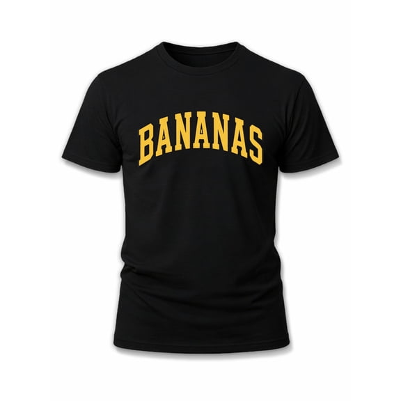 Greenink Bananas Arch T-Shirt Men's comfort colors tshirt black summer 2026 Wearable year-round Original Unisex Shirt Graphic Tee tshirts