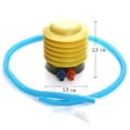 thumbnail image 3 of Washranp Portable Air Pump with Connector Tube,Plastic Dual Nozzle Manual Operation Balloon Swimming Inflate Pump, 3 of 5