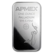 1 oz Palladium Bar - APMEX (In Assay)