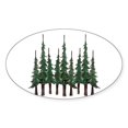 thumbnail image 1 of CafePress - FOREST Sticker - Sticker (Oval), 1 of 1