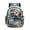 Blue and Brown - Otter, variant on DISNIMO Cat Printed Cute Backpack for Kids Girls 17 Inch Lightweight Bookbag with Padded Straps for Elementary Middle Students, Back to School Gifts